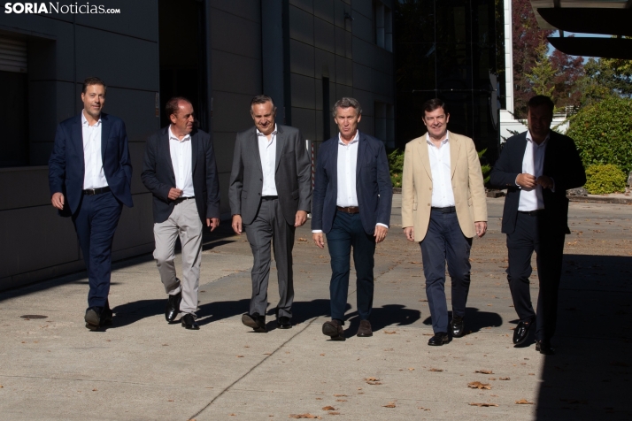 Visita de Feijóo a Soria