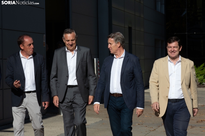 Visita de Feijóo a Soria