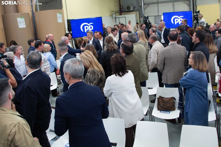 Visita de Feijóo a Soria