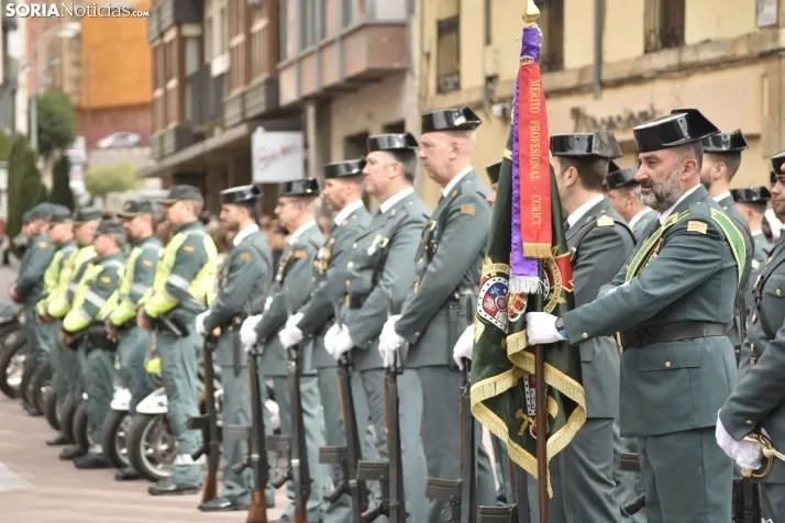 Actos de la Guardia Civil por el Día del Pilar en Soria. /Encarna Muñoz