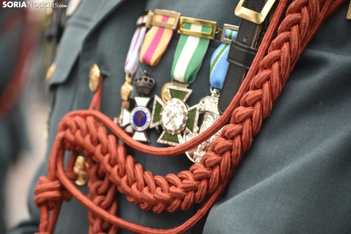 Actos de la Guardia Civil por el Día del Pilar en Soria. /Encarna Muñoz