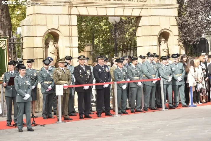 Actos de la Guardia Civil por el Día del Pilar en Soria. /Encarna Muñoz