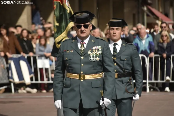 Actos de la Guardia Civil por el Día del Pilar en Soria. /Encarna Muñoz