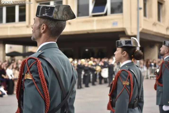 Actos de la Guardia Civil por el Día del Pilar en Soria. /Encarna Muñoz