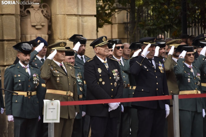 Actos de la Guardia Civil por el Día del Pilar en Soria. /Encarna Muñoz