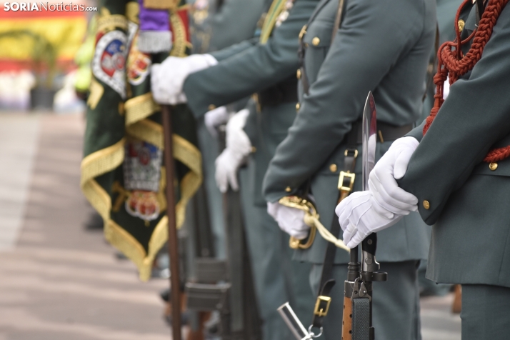 Actos de la Guardia Civil por el Día del Pilar en Soria. /Encarna Muñoz