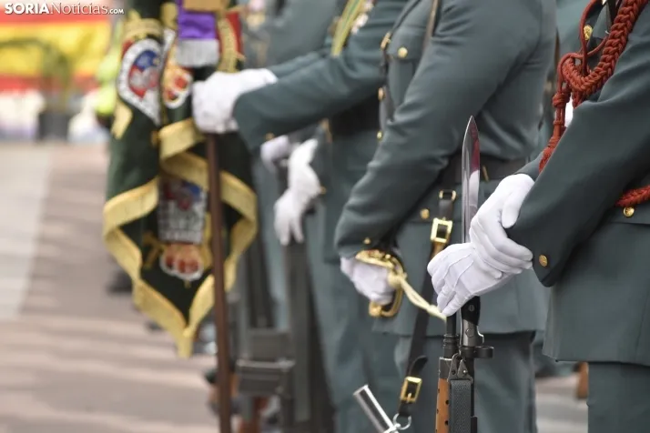Actos de la Guardia Civil por el Día del Pilar en Soria. /Encarna Muñoz