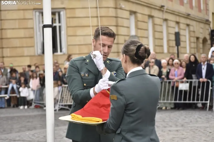 Actos de la Guardia Civil por el Día del Pilar en Soria. /Encarna Muñoz