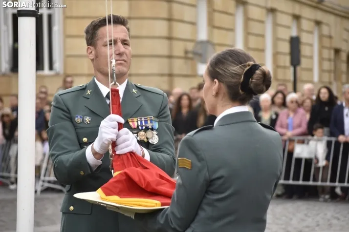 Actos de la Guardia Civil por el Día del Pilar en Soria. /Encarna Muñoz
