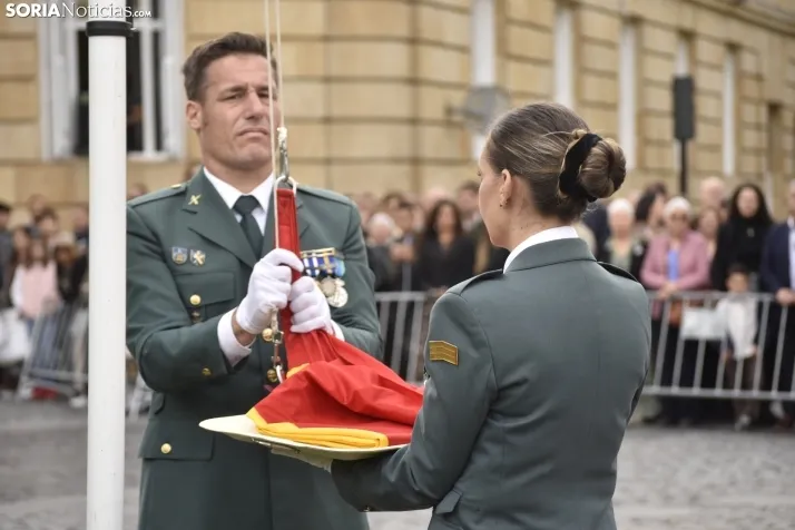 Actos de la Guardia Civil por el Día del Pilar en Soria. /Encarna Muñoz