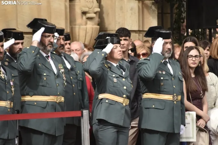Actos de la Guardia Civil por el Día del Pilar en Soria. /Encarna Muñoz