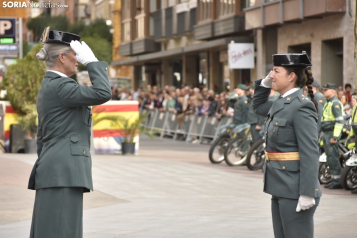 Actos de la Guardia Civil por el Día del Pilar en Soria. /Encarna Muñoz
