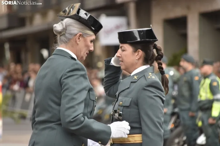 Actos de la Guardia Civil por el Día del Pilar en Soria. /Encarna Muñoz