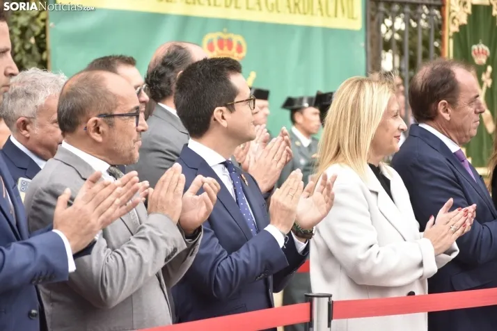 Actos de la Guardia Civil por el Día del Pilar en Soria. /Encarna Muñoz