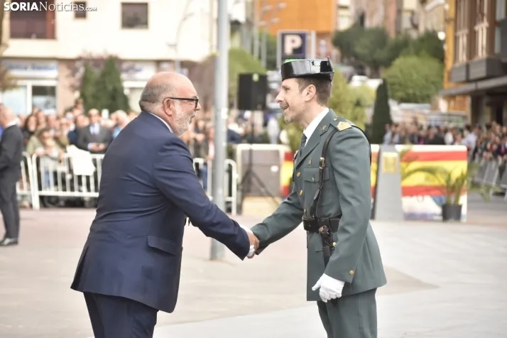 Actos de la Guardia Civil por el Día del Pilar en Soria. /Encarna Muñoz
