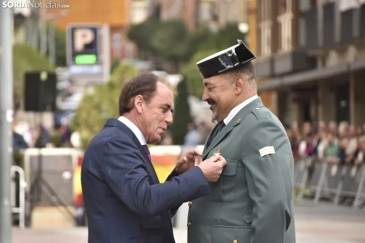 Actos de la Guardia Civil por el Día del Pilar en Soria. /Encarna Muñoz