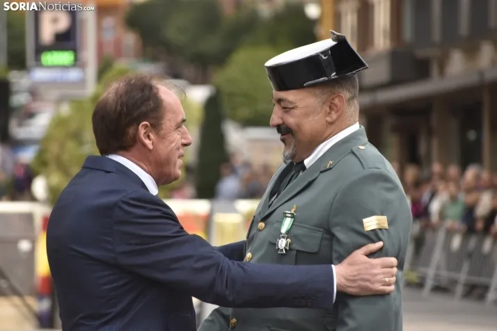 Actos de la Guardia Civil por el Día del Pilar en Soria. /Encarna Muñoz
