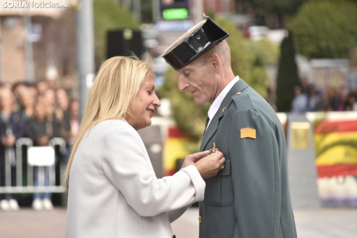 Actos de la Guardia Civil por el Día del Pilar en Soria. /Encarna Muñoz