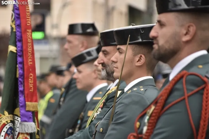 Actos de la Guardia Civil por el Día del Pilar en Soria. /Encarna Muñoz