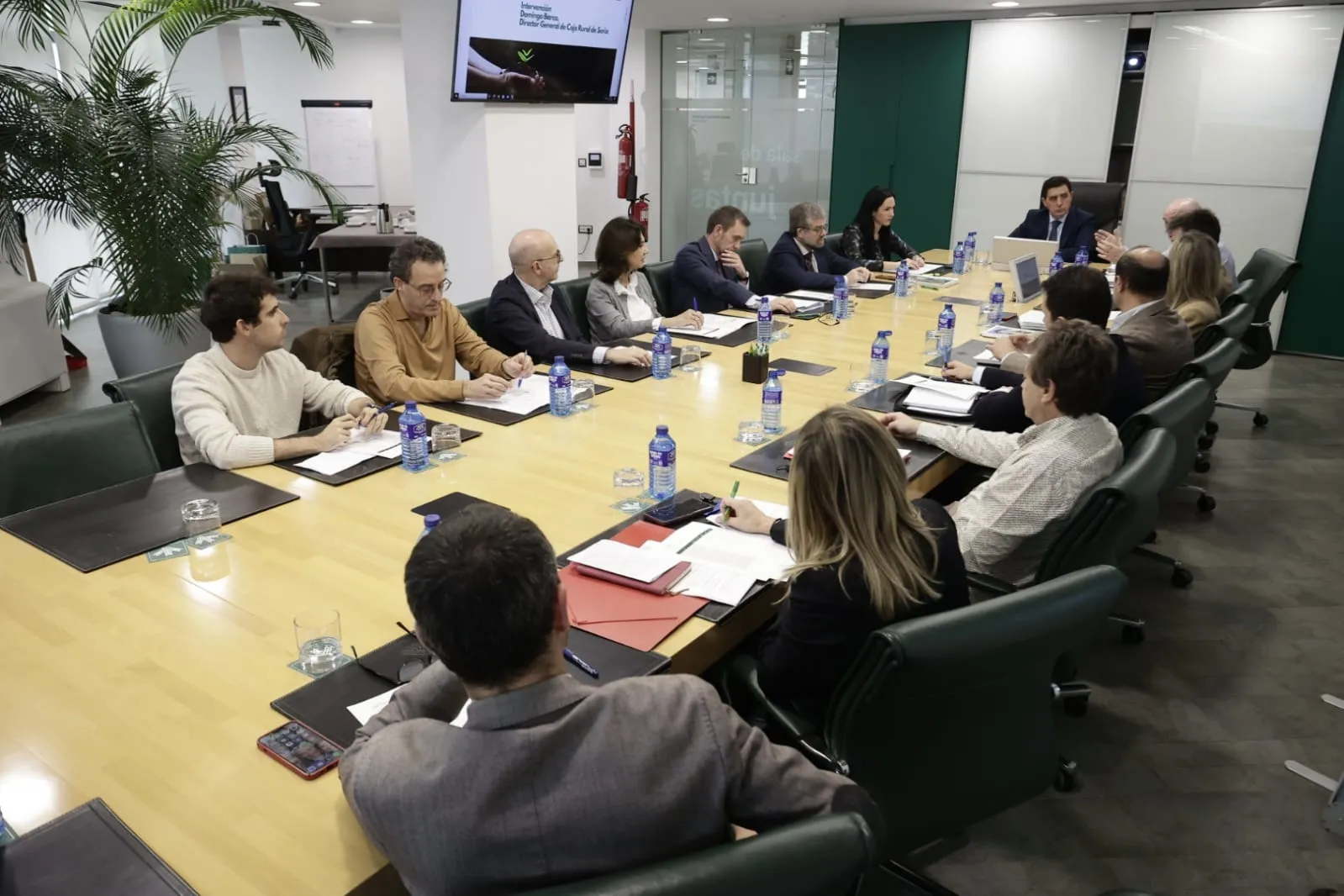 Imagen de la reunión hoy. /CRS