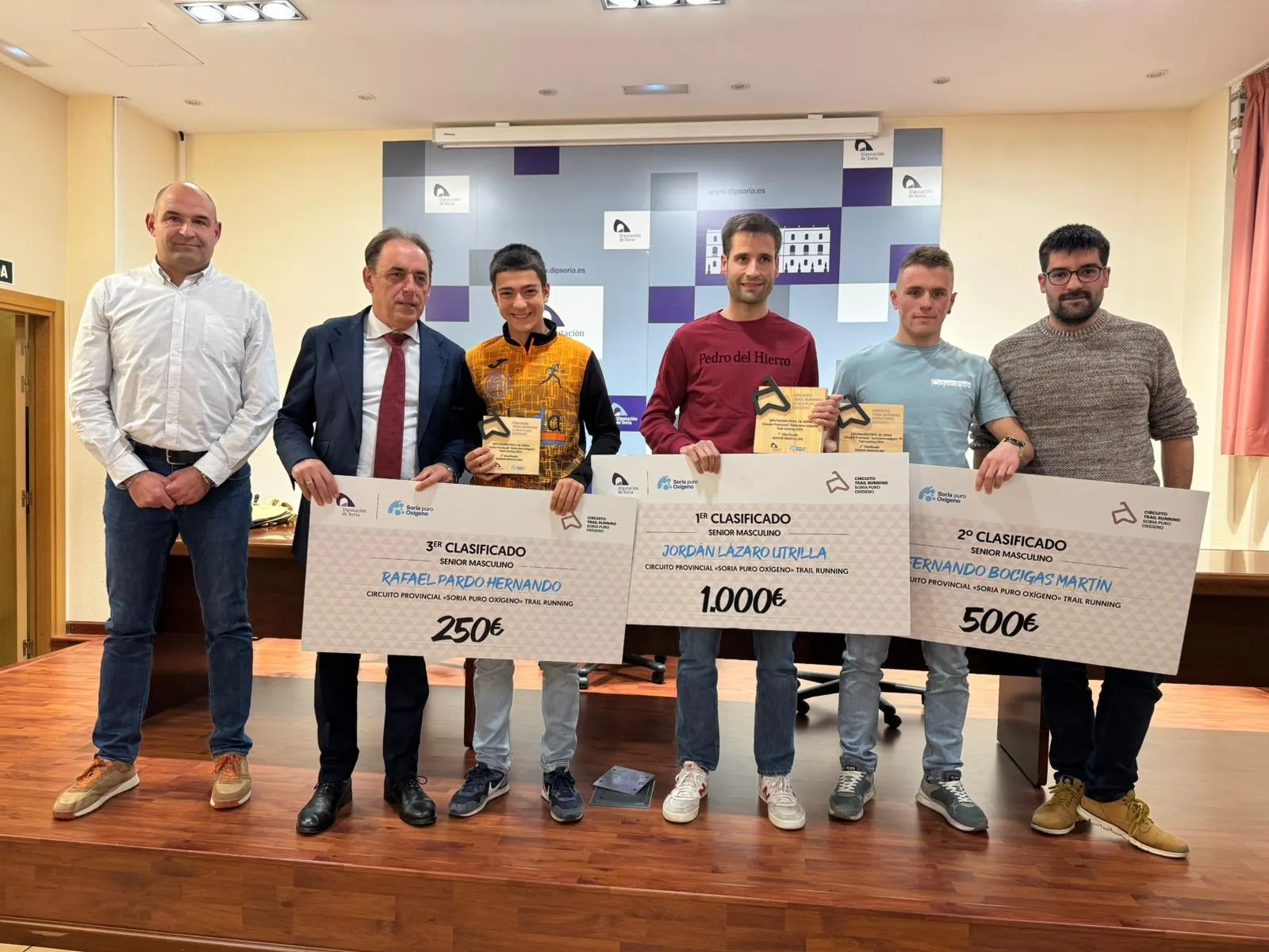 Foto 2 - La Diputaci&oacute;n premia con 12.600 euros a los 22 ganadores de los circuitos de BTT y Trail