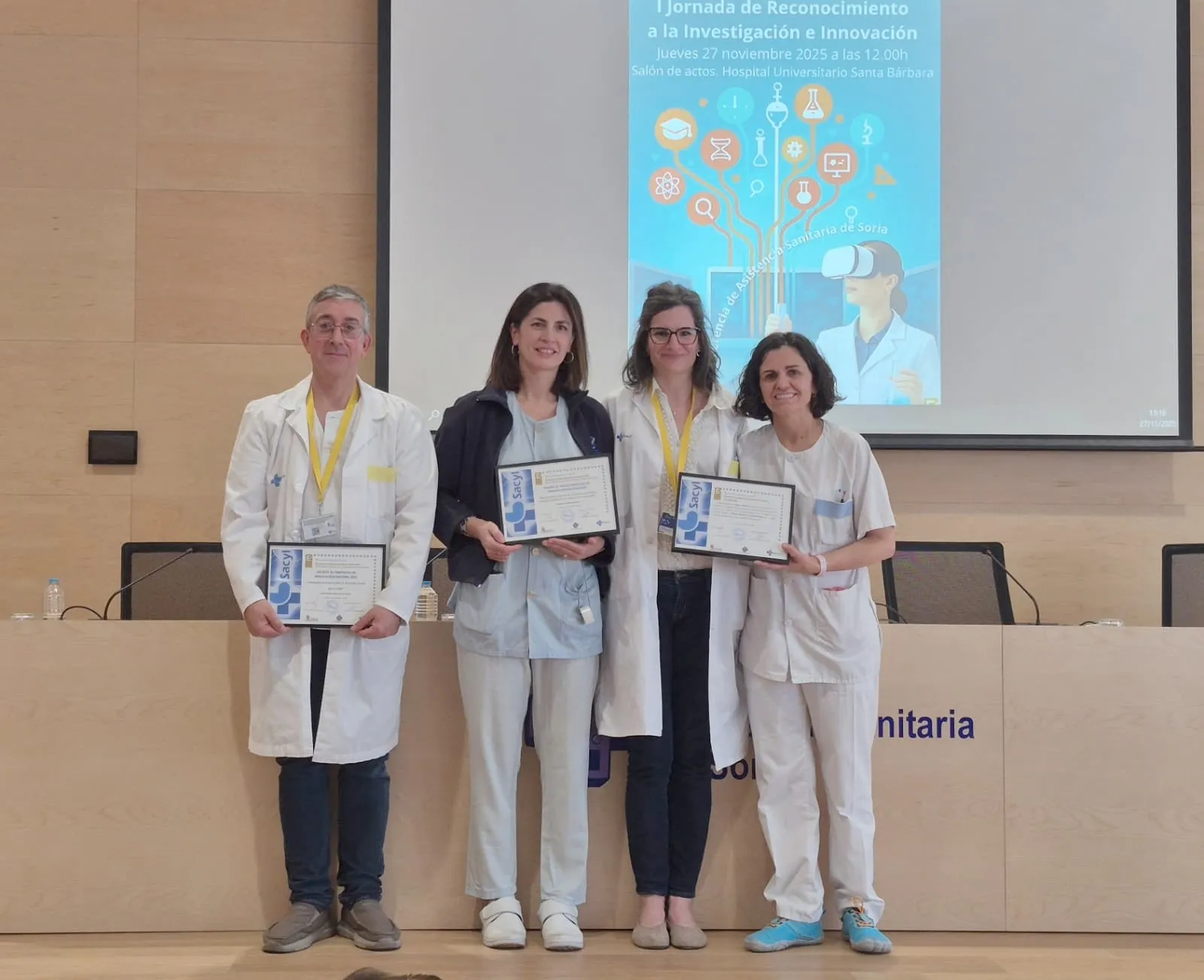 Foto 2 - La UCI y H&eacute;ctor Hern&aacute;ndez lideran los premios de investigaci&oacute;n del Hospital Santa B&aacute;rbara
