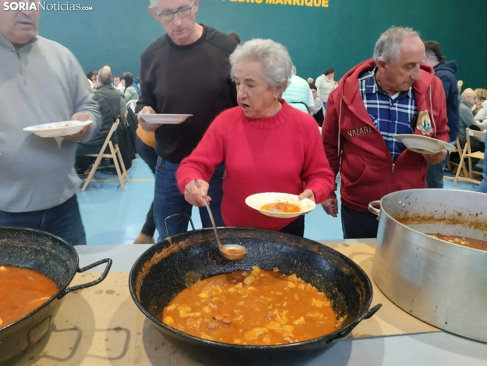 Una imagen de la jornada de este sábado en San Pedro Manrique. /PC