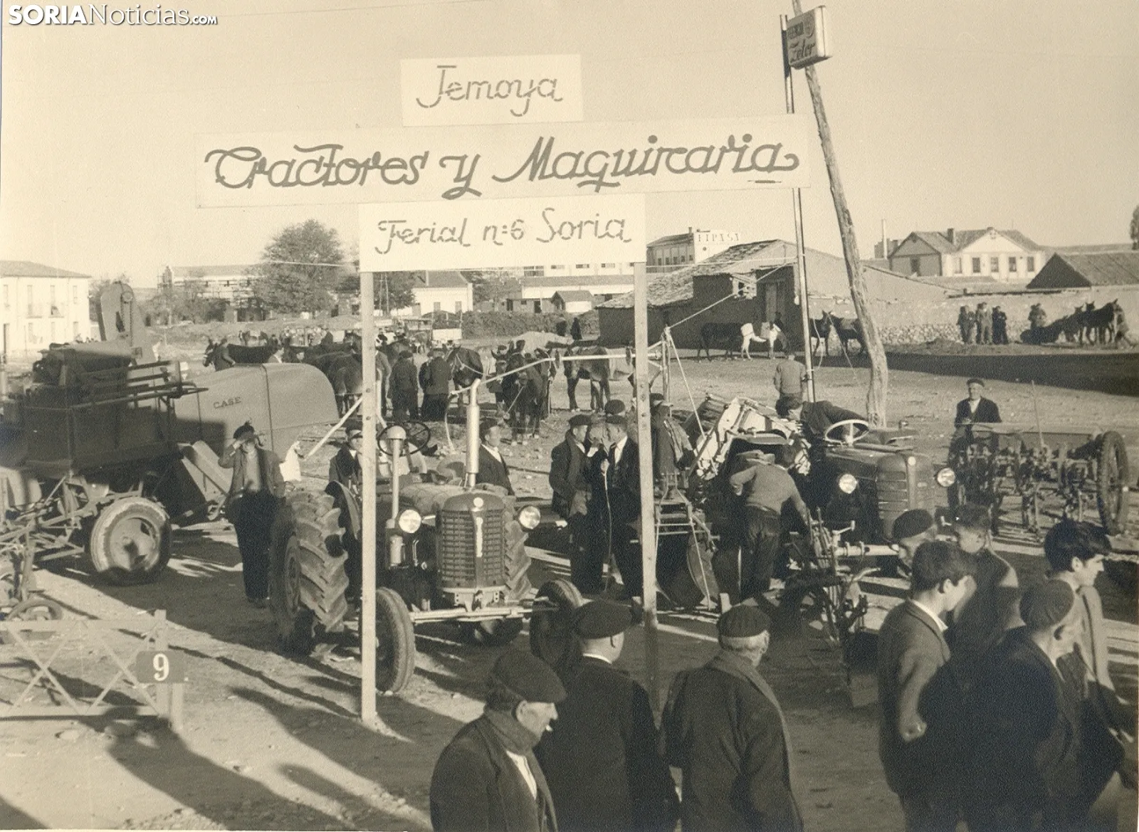 Fotos históricas de Jemoya, desde las primeras ferias de Almazán hasta sus instalaciones en la avenida Valladolid de la capital.