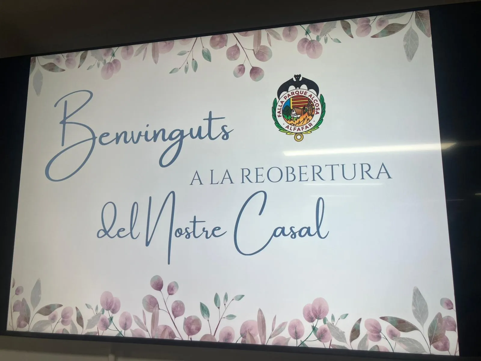 Agradecimiento del Casal Fallero de Alcosa a Soria.