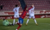 Dani García celebra el primero de sus goles/ C.D. Numancia.