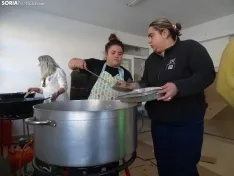 Una imagen de la jornada de este sábado en San Pedro Manrique. /PC