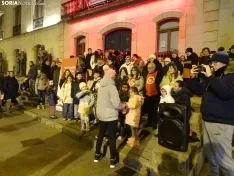 Una imagen del acto en la entrada principal del Palacio Provincial. /PC