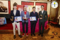 Foto 6 - La Pe&ntilde;a Taurina Soriana premia a David de Miranda, David Espej&oacute;n y David Guti&eacute;rrez