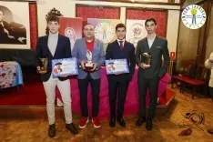 Foto 6 - La Pe&ntilde;a Taurina Soriana premia a David de Miranda, David Espej&oacute;n y David Guti&eacute;rrez