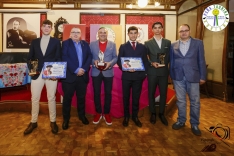 Foto 3 - La Pe&ntilde;a Taurina Soriana premia a David de Miranda, David Espej&oacute;n y David Guti&eacute;rrez