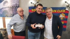 Foto 4 - La Pe&ntilde;a Barcelonista de Soria celebra su 34 aniversario con 200 comensales