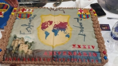 Foto 6 - La Pe&ntilde;a Barcelonista de Soria celebra su 34 aniversario con 200 comensales