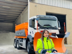 Una imagen de la visita oficial al Parque Provincial de Maquinaria. /Dip.