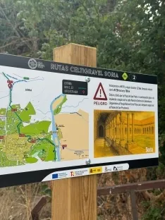 Foto 3 - La provincia de Soria, pionera nacional con la primera se&ntilde;alizaci&oacute;n tur&iacute;stica de huella de carbono cero