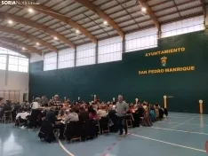 Una imagen de la jornada de este sábado en San Pedro Manrique. /PC