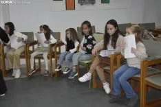 Primer ensayo del Coro 'Voces blancas del Duero'. /Encarna Muñoz