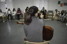 Primer ensayo del Coro 'Voces blancas del Duero'. /Encarna Muñoz
