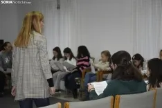Primer ensayo del Coro 'Voces blancas del Duero'. /Encarna Muñoz