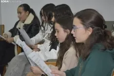 Primer ensayo del Coro 'Voces blancas del Duero'. /Encarna Muñoz