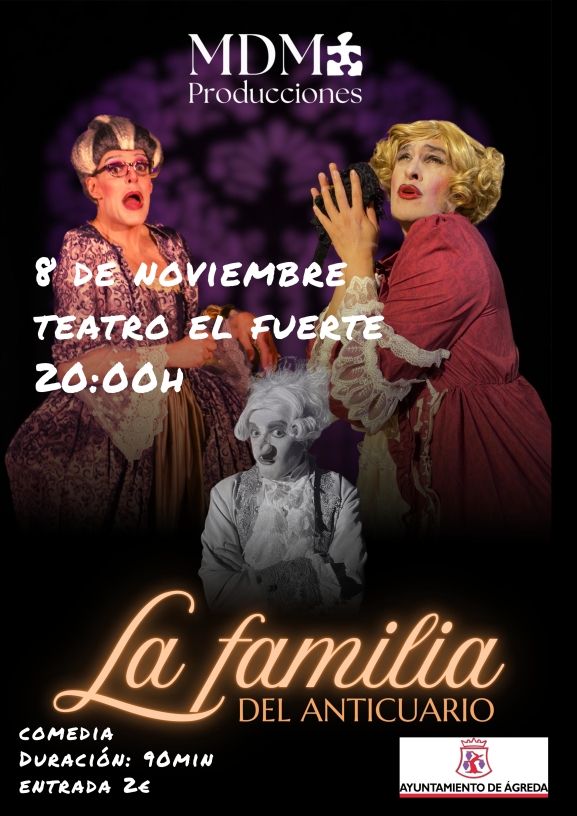 Agenda cultural en Ágreda: teatro, cine y patrimonio del 7 al 9 de noviembre
