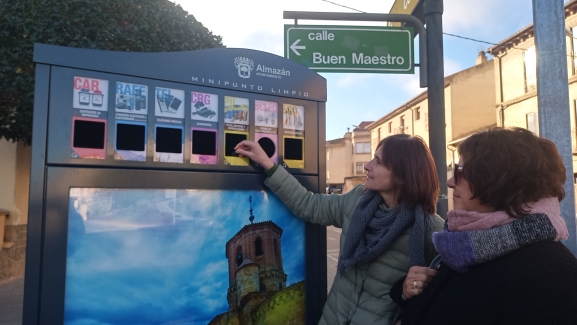 Almazán presenta su carril bici y nuevo punto limpio