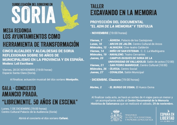 Excavando la Memoria recala esta tarde en Almazán con la proyección de El ADN de la Memoria y una tertulia abierta