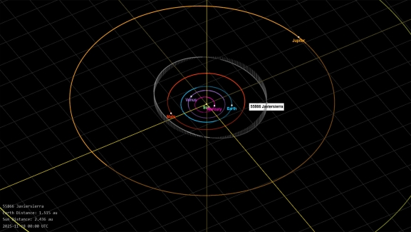 Bautizan a un asteroide con el nombre de este hijo adoptivo de Ágreda
