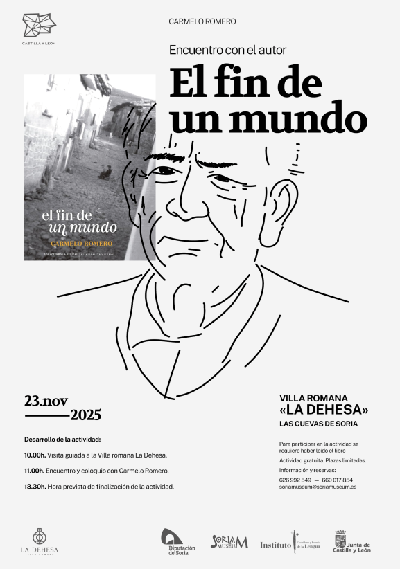 Carmelo Romero debate sobre El fin de un mundo en la Villa Romana La Dehesa