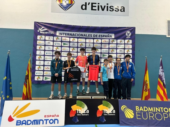 Daniel Marín logra el bronce en el Internacional de Bádminton Sub-15